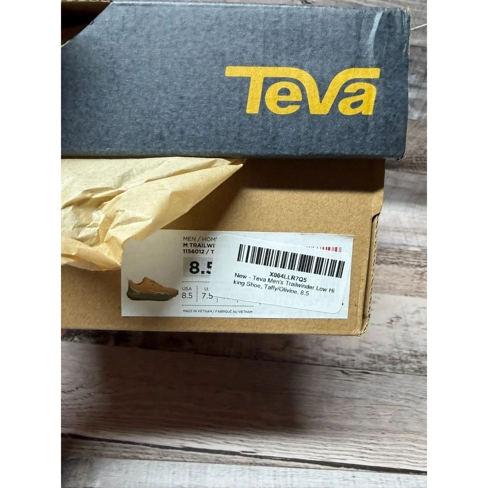 Teva MEn Trailwinder Low Hiking Shoes‎ Brown Green Size 8.5
